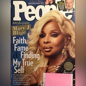 Mary J. Blige People Magazine “Faith, Fame & Finding My True Self”. J.Lo & Ben.